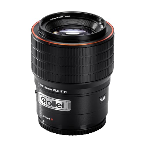 Rollei AF 85mm F/1.8 Lens，STM Autofocus，HFT-X Coating，Mount Cameras，Full Metal Body，477g，Compatible with APS-C，for Nikon Z - Image 1
