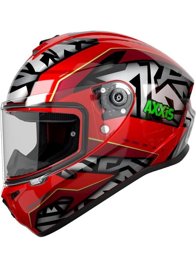 AXXIS - AXXIS Draken S Jolly Helmet Red Gloss M - Image 1
