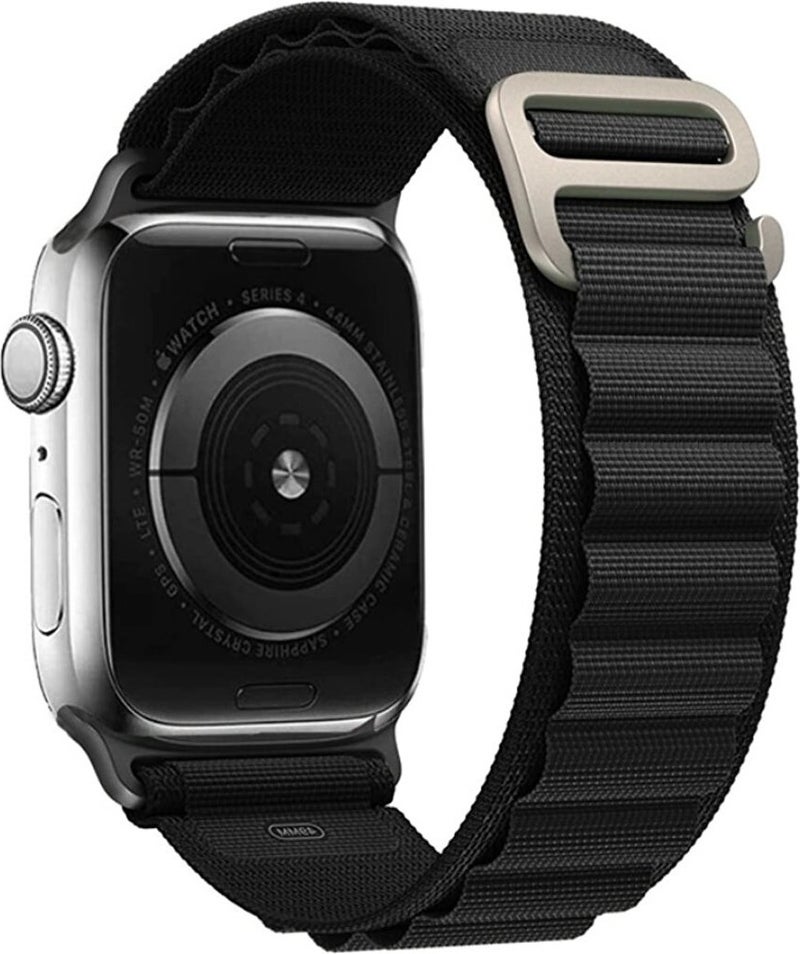Decent Case Apple Watch 2/3/4/5/6/7/8/se/ultra 42MM 44MM 45MM 49MM Alpine Loop Metal Buckle Knitting Processing Strap