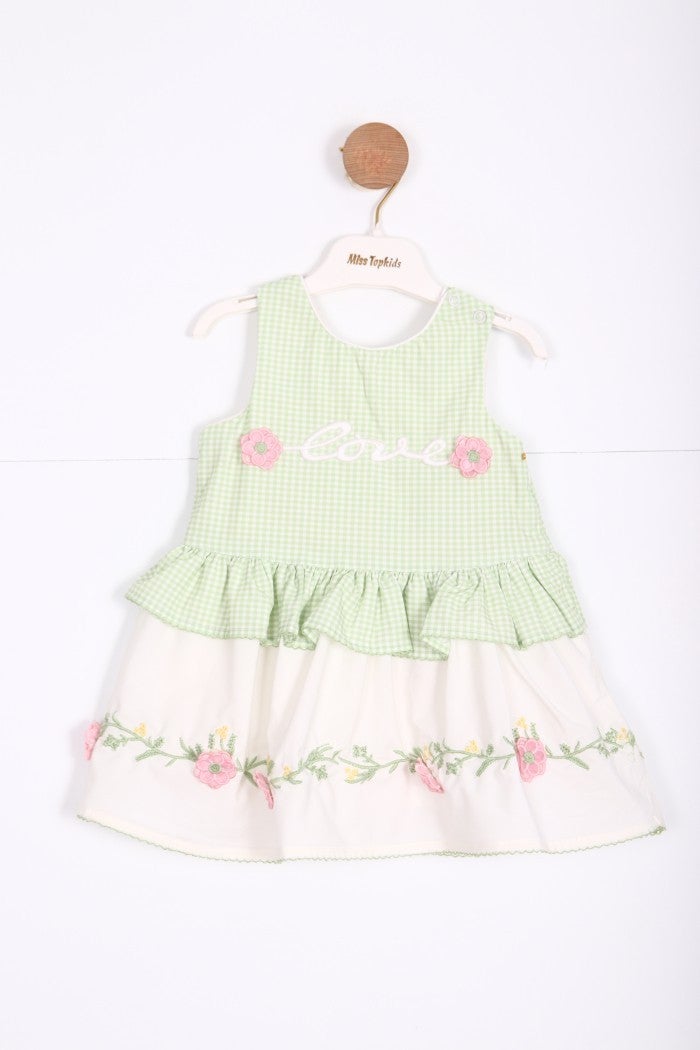 Top Teens Girls' dress, sizes 6 to 24 months, 3032 - Image 1