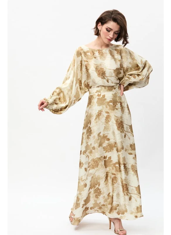 Tenda Floral blouse with a wide fit