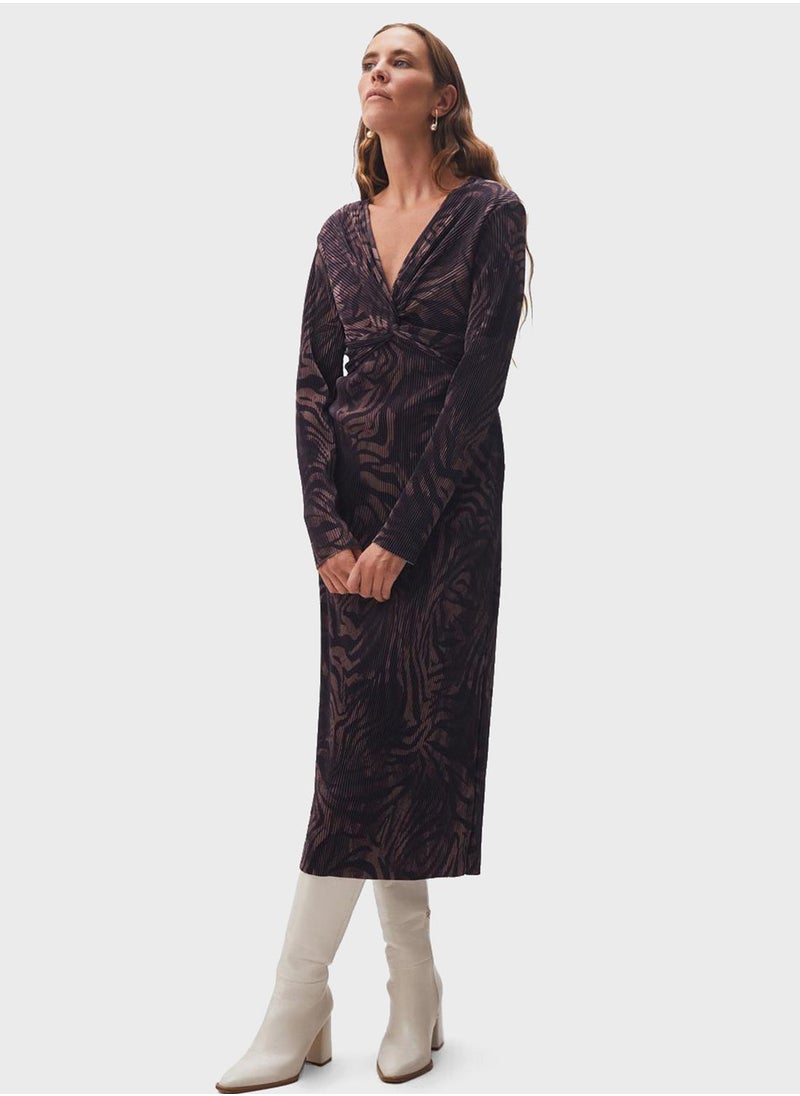 Jimmy Key Pleated Tiered Dress  - Image 5