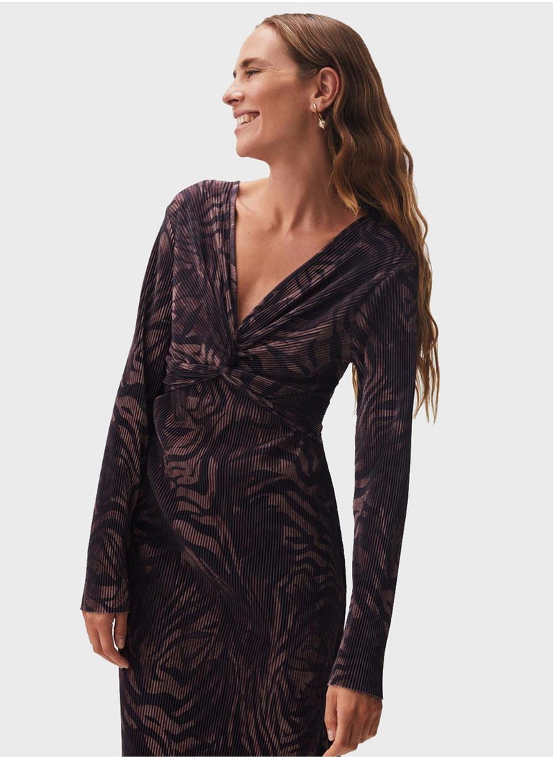Jimmy Key Pleated Tiered Dress  - Image 3