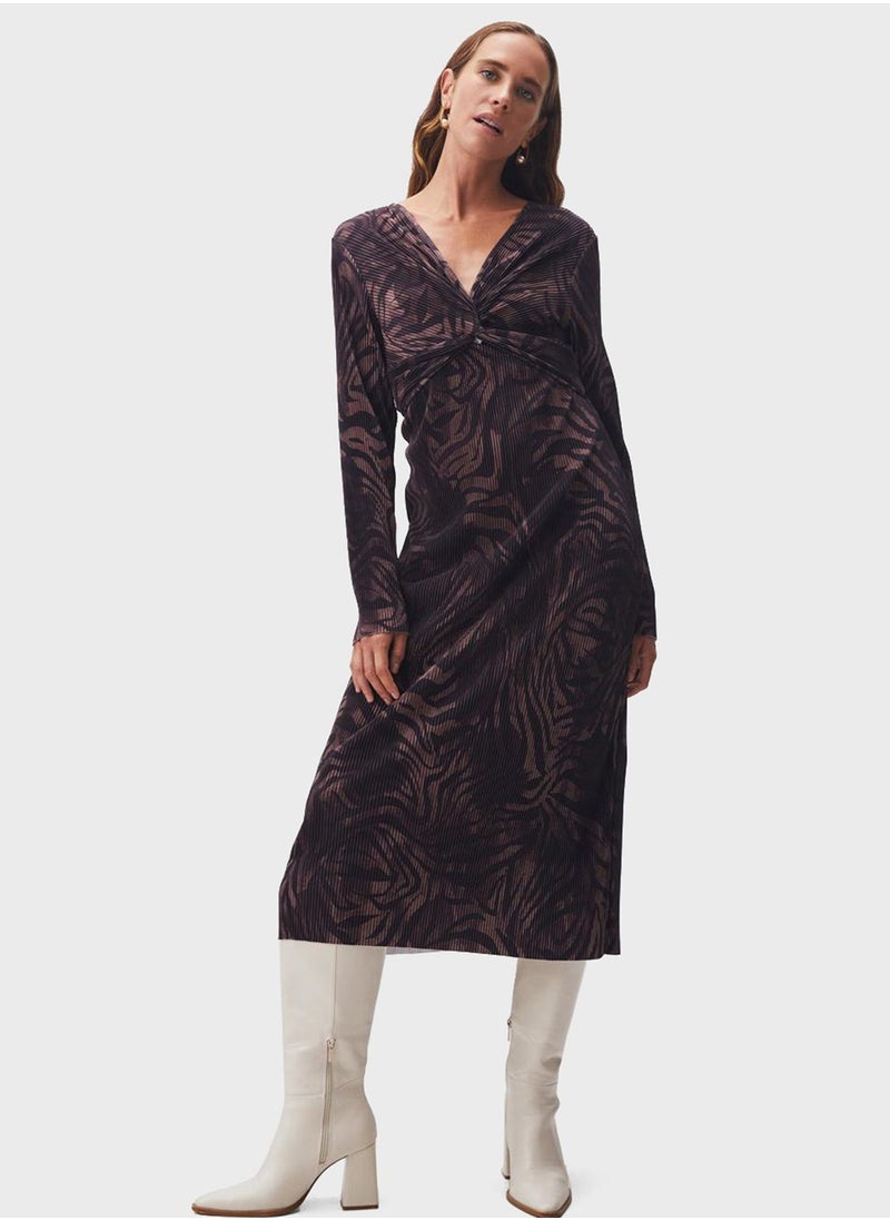 Jimmy Key Pleated Tiered Dress  - Image 1