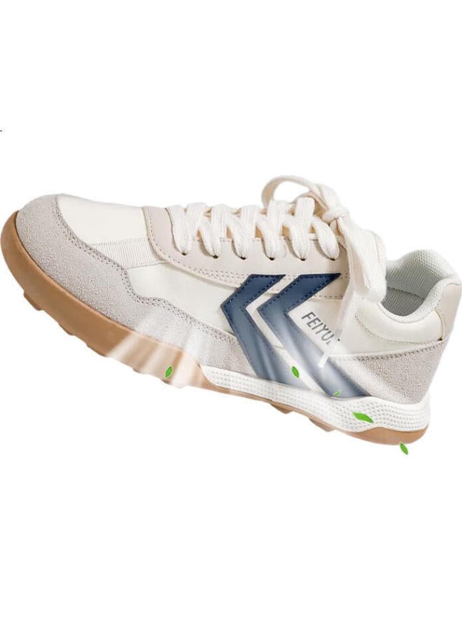 LEAP Official Women'S Shoes Training Shoes Women Summer New Breathable Casual Shoes Women Beige Blue Size 37 - Image 1