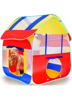 BabyGo BabyGo Playhouse Theme Foldable Kids Children's Indoor Outdoor pop up Play Tent House Toy (Multi Color), Standard  - Image 1