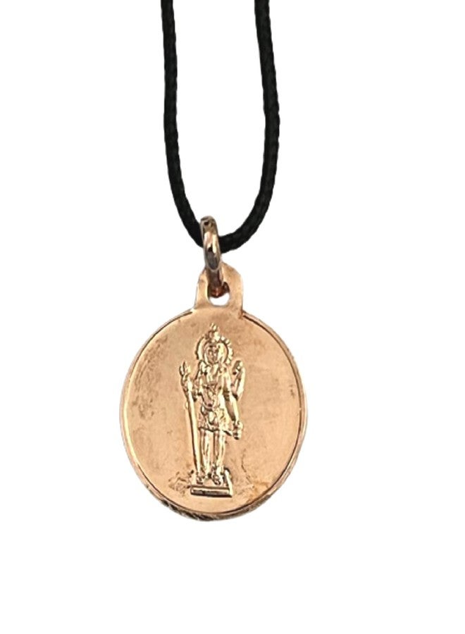 numeroastro Shri Mahamrityunjay Yantra Locket | قلادة من النحاس النقي (6 جرام تقريبًا) (1 قطعة) - Image 2
