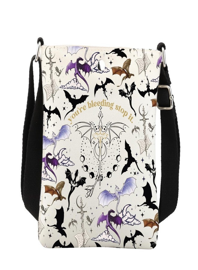 BNQL Fw Crossbody Bag Dragon Rider Gifts for Dragon Lovers Book Lovers Gifts Fw Inspired Gift Fantasy Romance Bookish Merchandise - Image 1