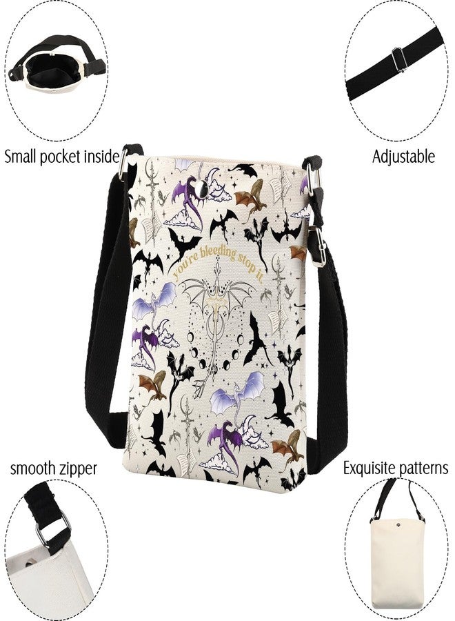 BNQL Fw Crossbody Bag Dragon Rider Gifts for Dragon Lovers Book Lovers Gifts Fw Inspired Gift Fantasy Romance Bookish Merchandise - Image 5