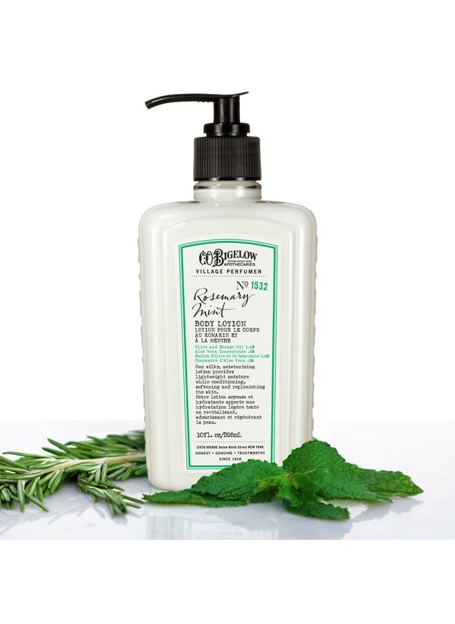 C. O. Bigelow - C.O. Bigelow Rosemary Mint Hand Care Duo, Hand Soap & Lotion Gift Set, Set of Two - Apothecary Hand Care for Dry Skin with Moisturizing Lotion & Liquid Hand Wash - 10fl oz Each - Image 1
