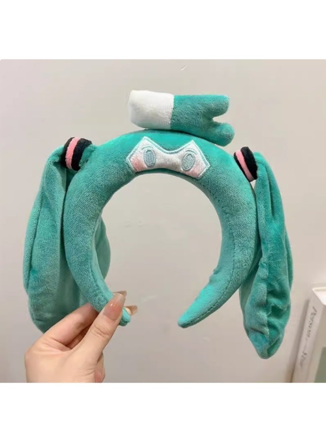 Generic Brand Hatsune Miku Cute Plush Hairband - Image 2