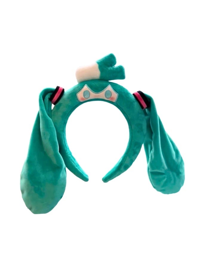 Generic Brand Hatsune Miku Cute Plush Hairband - Image 1
