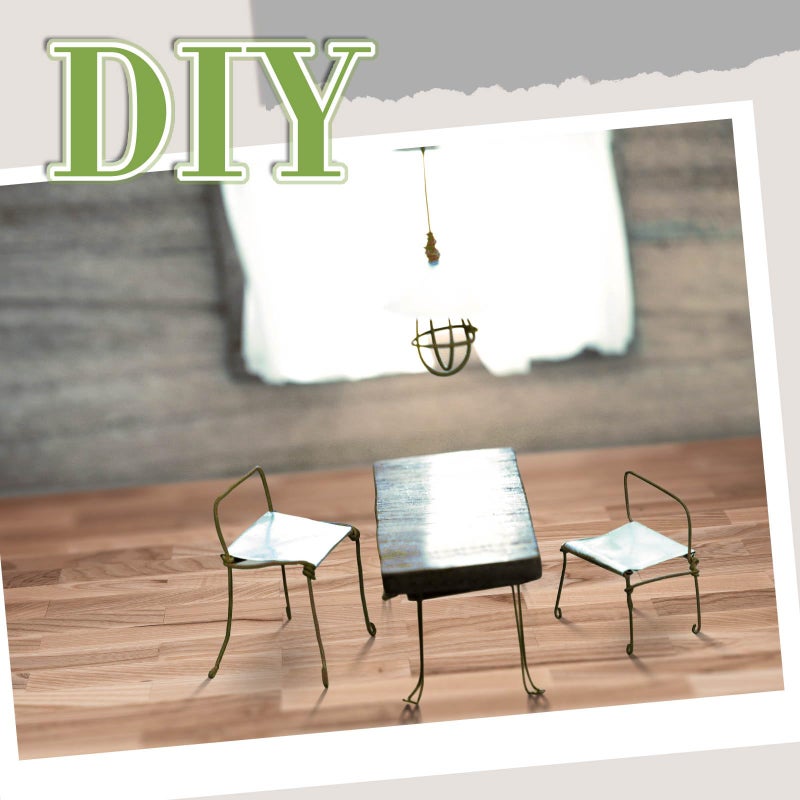 Flutesan 6 Pcs Miniature Dollhouse Wallpaper and Flooring Peel and Stick Mini DIY Self Adhesive Dollhouse Accessories 8.27 x 11.69 Inch (Natural Style) - Image 5