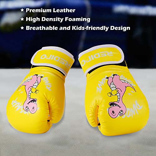Redipo Kids Boxing Gloves for Boys and Girls, Youth Boxing Training Gloves for Kids 3-15, 4&6OZ Punching Bag Kickboxing Thai Mitts MMA Training Sparring Gloves - Image 4
