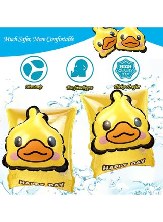 2Pcs Swimming Wing,Swimming Sleeve,Swimming Undershirt,Children's Swimming arm Band,Children's Buoyancy aids,Cute Cartoon Swimming Wing arm Ring Floating Tube,Water Sports Learning Swimming Training aids. - view 2