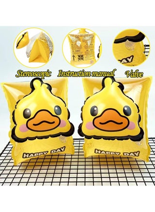 2Pcs Swimming Wing,Swimming Sleeve,Swimming Undershirt,Children's Swimming arm Band,Children's Buoyancy aids,Cute Cartoon Swimming Wing arm Ring Floating Tube,Water Sports Learning Swimming Training aids. - view 3