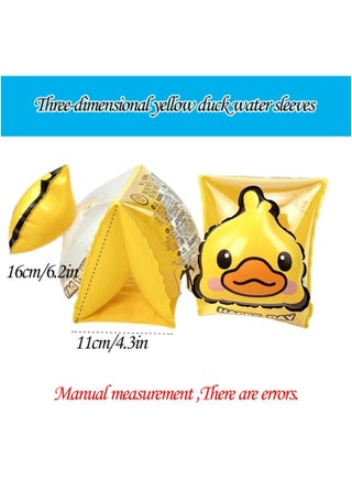 2Pcs Swimming Wing,Swimming Sleeve,Swimming Undershirt,Children's Swimming arm Band,Children's Buoyancy aids,Cute Cartoon Swimming Wing arm Ring Floating Tube,Water Sports Learning Swimming Training aids. - view 4