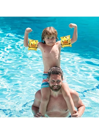 2Pcs Swimming Wing,Swimming Sleeve,Swimming Undershirt,Children's Swimming arm Band,Children's Buoyancy aids,Cute Cartoon Swimming Wing arm Ring Floating Tube,Water Sports Learning Swimming Training aids. - view 5