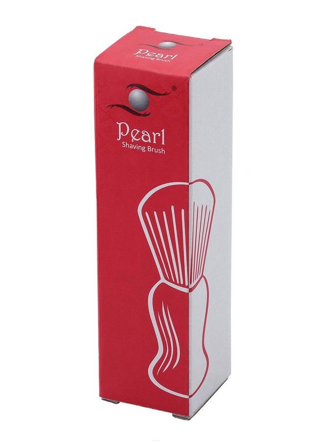PEARL Shaving Premium Ultra Soft Synthetic Bristle Shaving Brush For Men (Marble Mosaic Black)  - Image 5