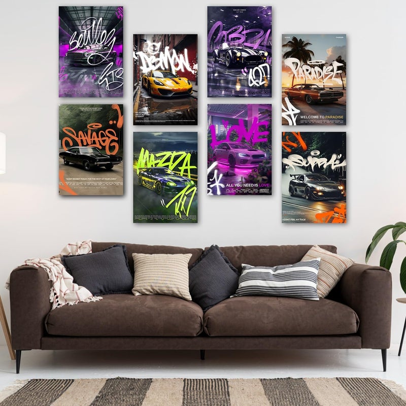 Wallgasm مجموعة Wallgasm من 8 ملصقات سيارات - Image 2