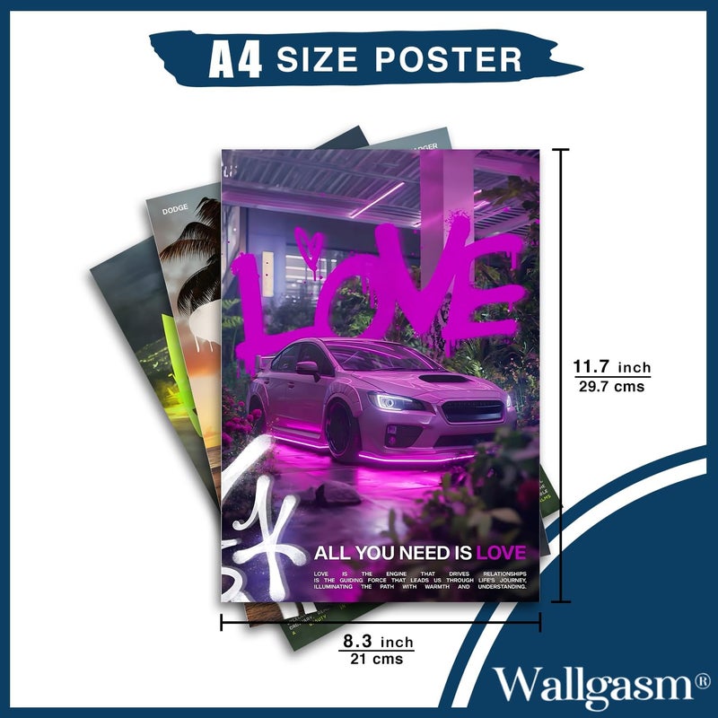 Wallgasm مجموعة Wallgasm من 8 ملصقات سيارات - Image 5