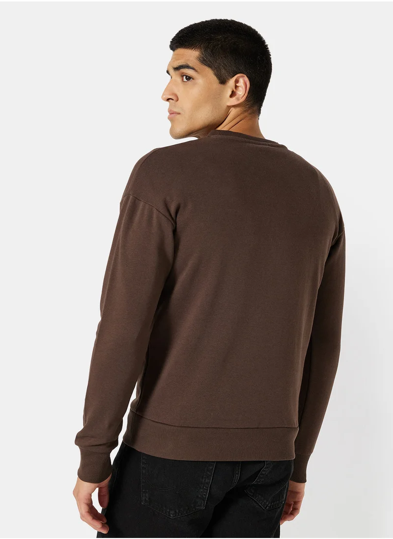 جاك اند جونز Jeep Long Sleeve Sweatshirt
