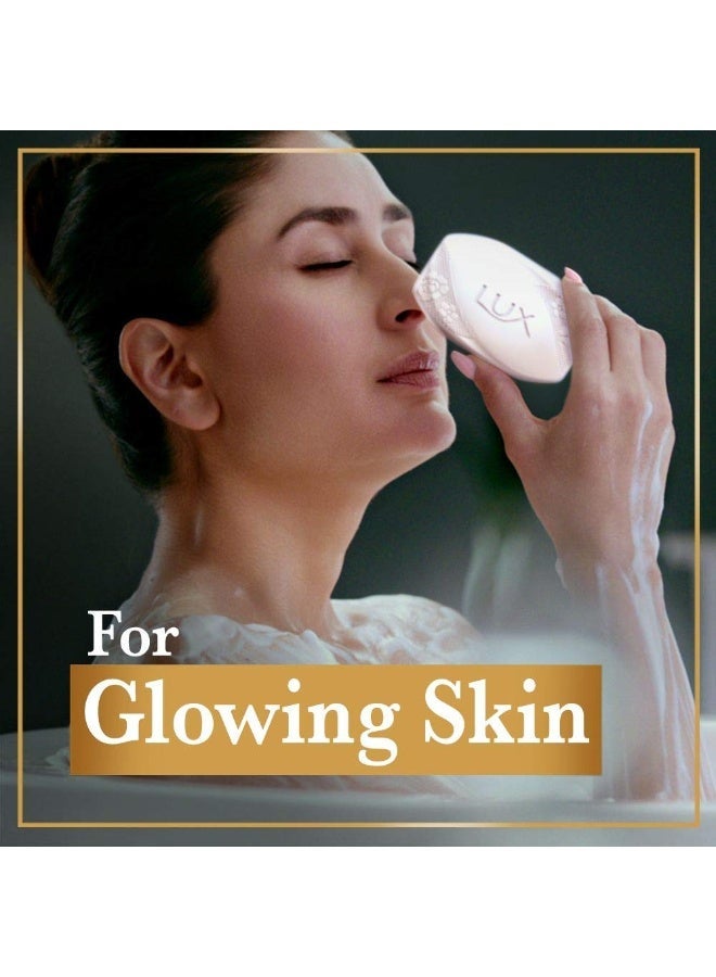 لوكس عرض صابون الجمال "لوكس جلو" (Lux Glow) بخلاصة الياسمين وفيتامين E لبشرة متألقة - عبوة 5 × 100 جم - Image 2