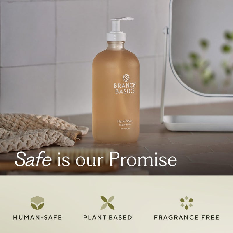 Branch Basics Gel Hand Soap â€“ 16oz Bottle | Plant & Mineral-Based Formula with Aloe, Chamomile & Meadowfoam Oil | Nourishing, Fragrance-Free & Gentle on Sensitive Skin - Image 5