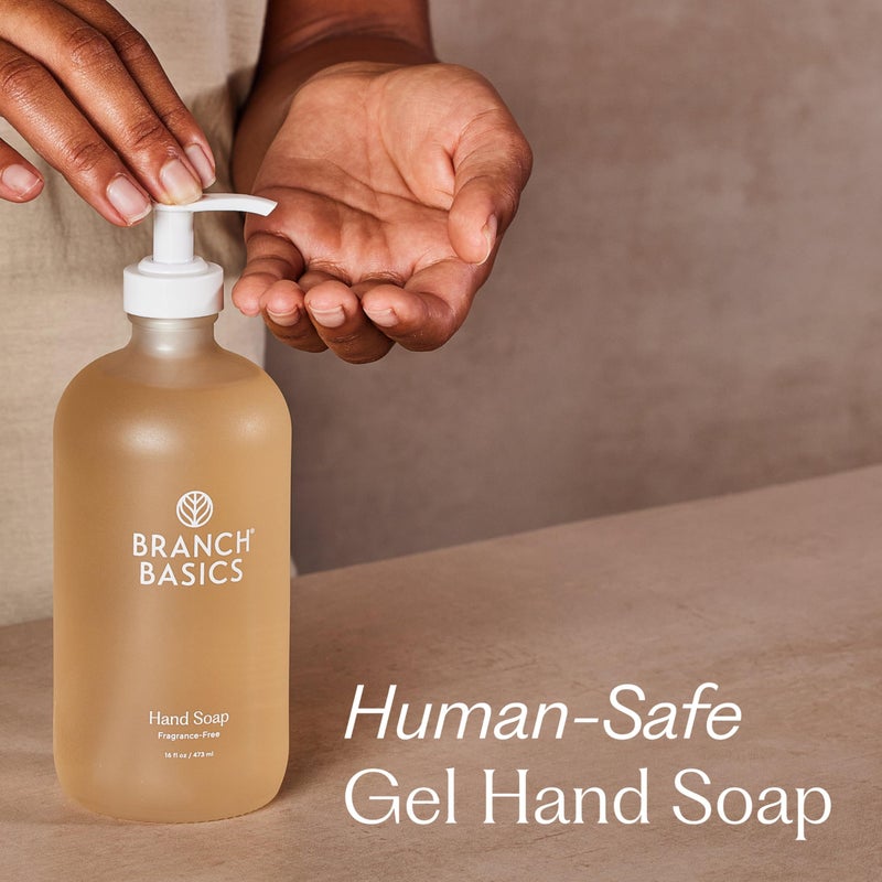 Branch Basics Gel Hand Soap â€“ 16oz Bottle | Plant & Mineral-Based Formula with Aloe, Chamomile & Meadowfoam Oil | Nourishing, Fragrance-Free & Gentle on Sensitive Skin - Image 2