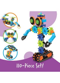 Learning Resources Gears! Gears! Gears! Robots In Motion Building Set 116 Pieces Ages 5+ Robot Toy Stem Toys For Kids Robots For Kids  - Image 5
