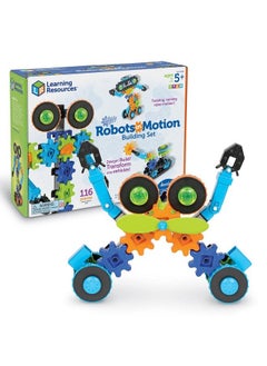 Learning Resources Gears! Gears! Gears! Robots In Motion Building Set 116 Pieces Ages 5+ Robot Toy Stem Toys For Kids Robots For Kids  - Image 2