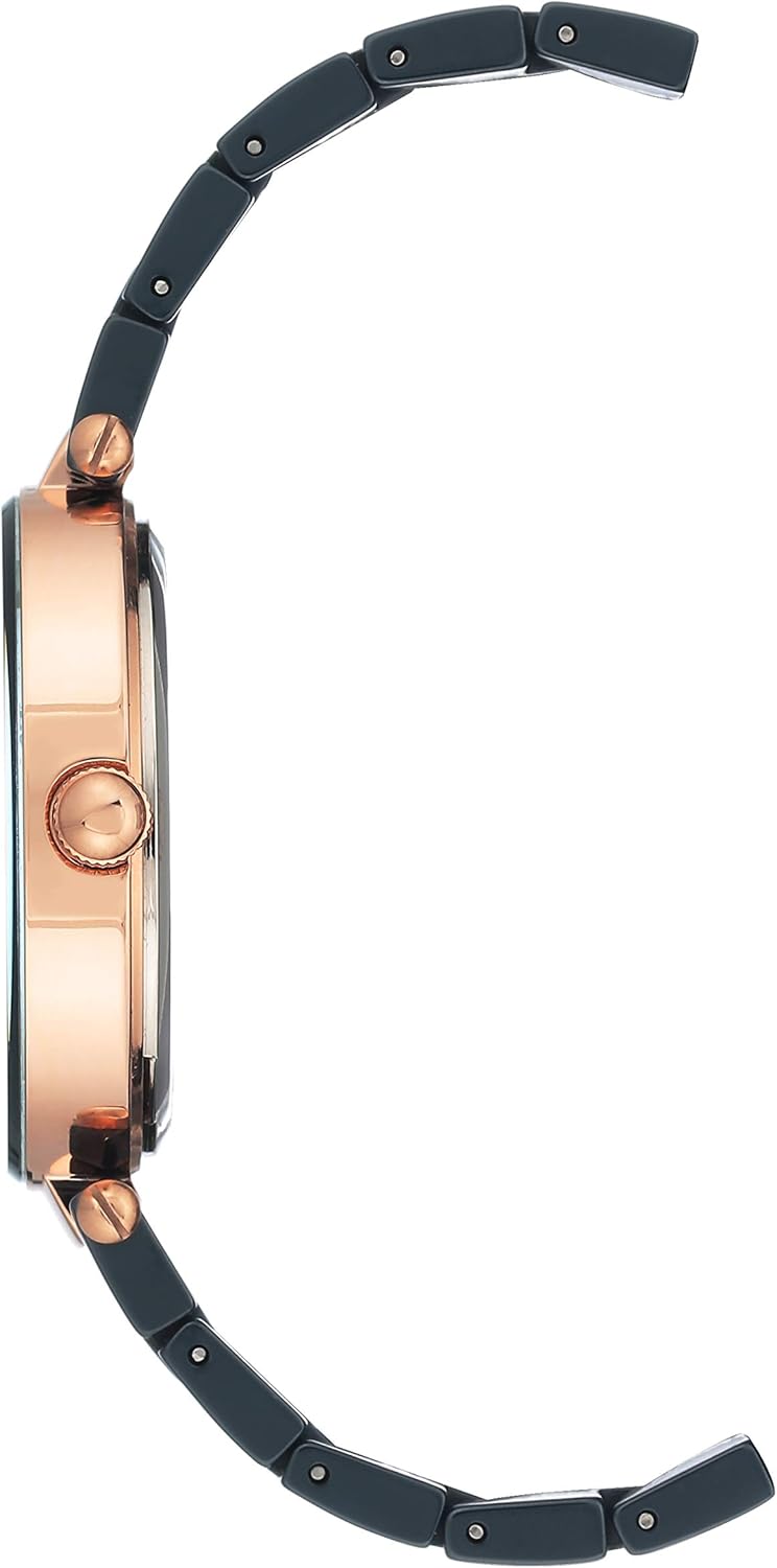 ANNE KLEIN ساعة أن كليين النسائية الكوارتز مع قرص ماسي - Image 2
