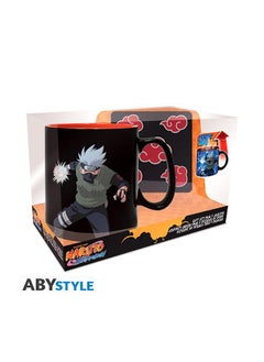 ABYstyle NARUTO SHIPPUDEN Heat Change Mug + Akatsuki Coaster Gift Set  - Image 1