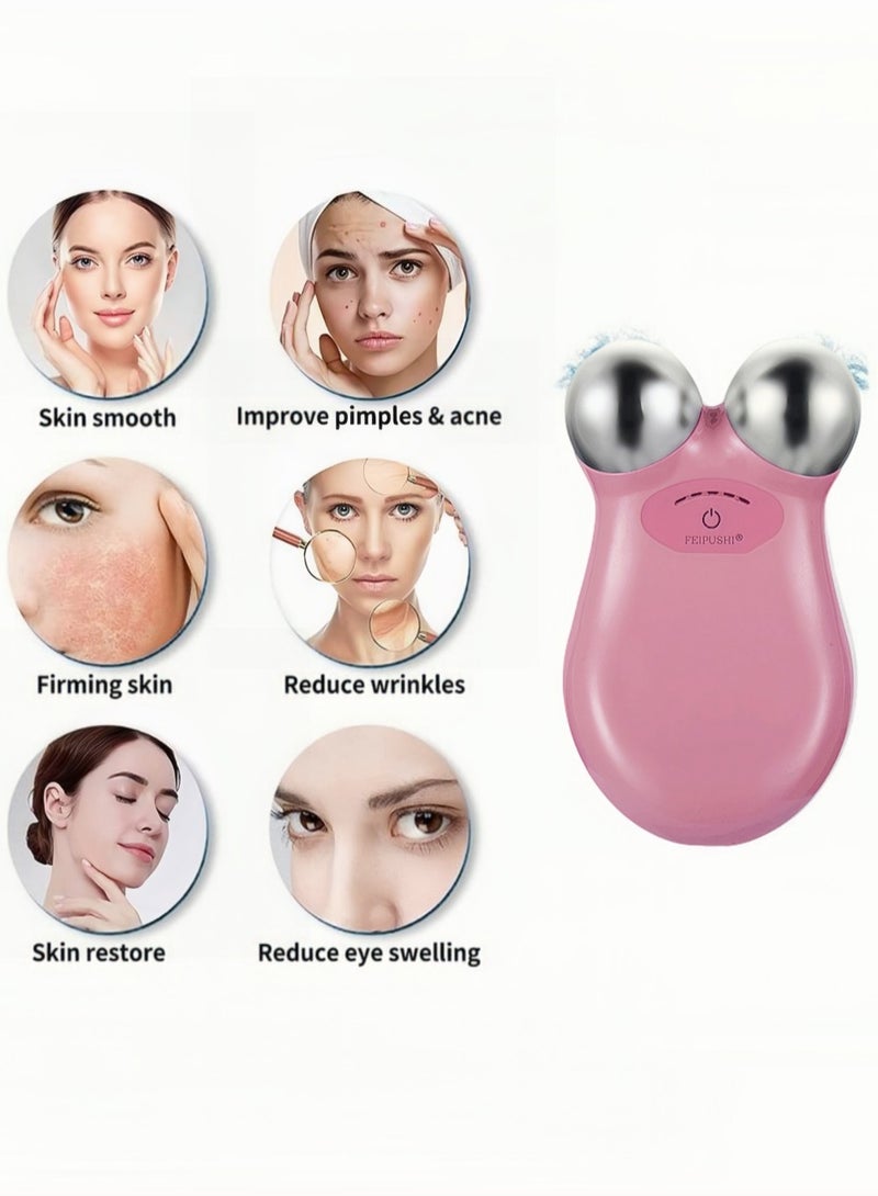 Loquat Microcurrent Face Lift Machine Pink - Image 4