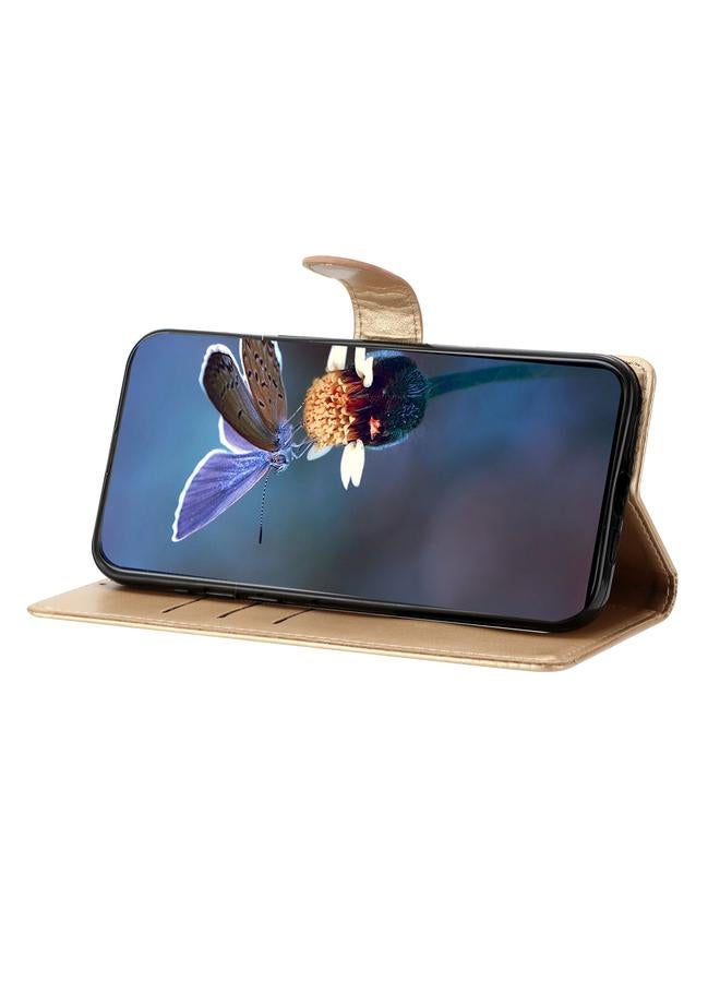 اس-توب جراب لهاتف Honor 70 مصنوع من مادة البولي يوريثان المنقوشة بنقشة زهور الكرز والفراشات - Image 5