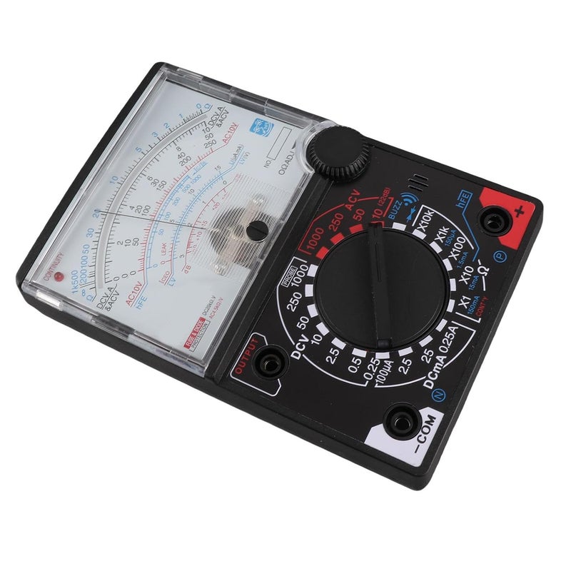 Pointer Multimeter - Analog Ammeter Voltmeter Ohmmeter with Probes and Buzzer for AC DC Voltage and DC Current Measurement - YX 360TRE L B Maintenance Tool for Electrical Testing - Image 5