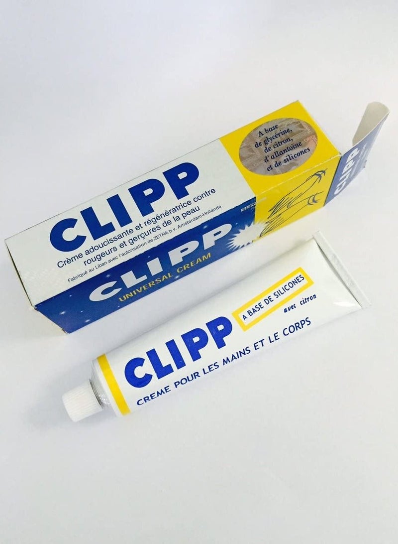 CLIPP Universal Cream Aluminum Tube 62 g - Image 2