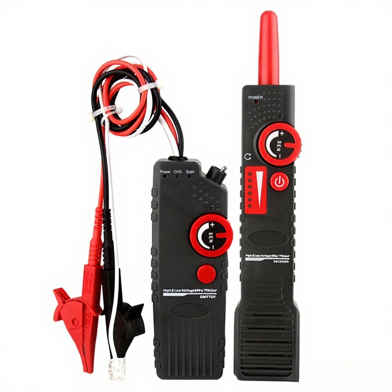 محدد الكابلات تحت الأرض مضاد للتداخل نويافا NF-820، تصميم جهد عالٍ منخفض لشبكة 220-380 فولت، جهاز اختبار كابلات، محدد أسلاك للكشف عن الكابلات في الجدران وتحت الأرض - Image 1