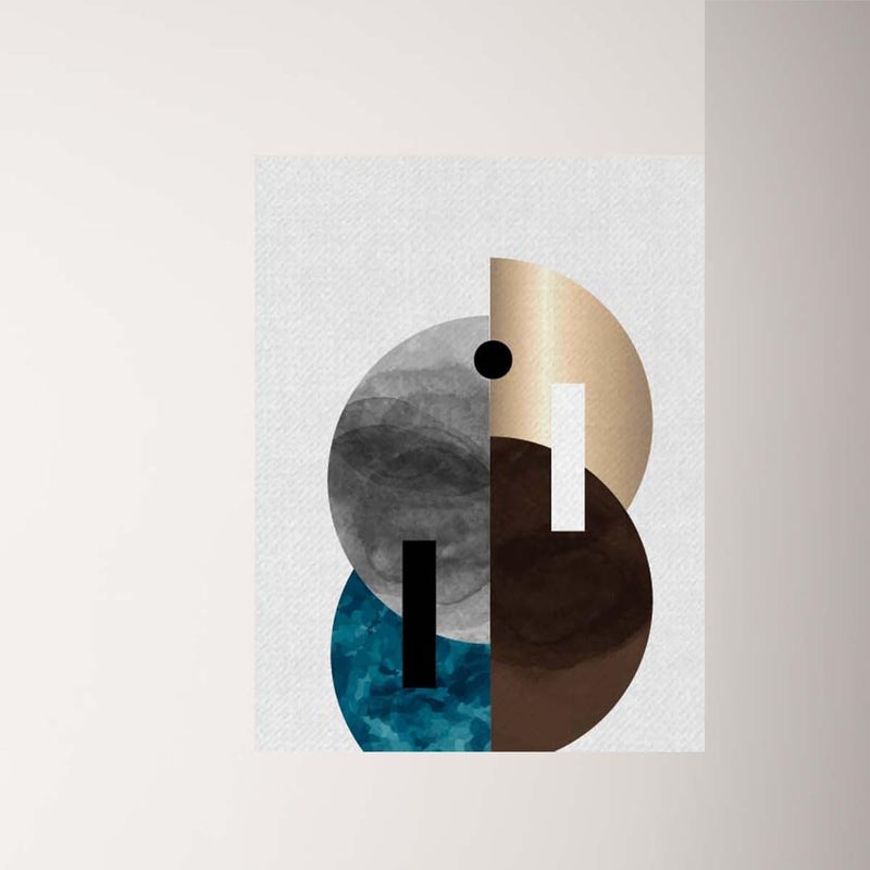 BPA Half Circles In Alteration Canvas Wall Art - Image 2