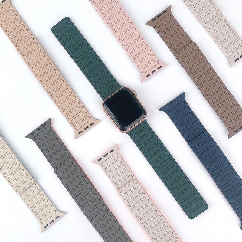 Silicone Magnetic Watch Band for Apple Watch 1-11/Ultra/SE - Image 3