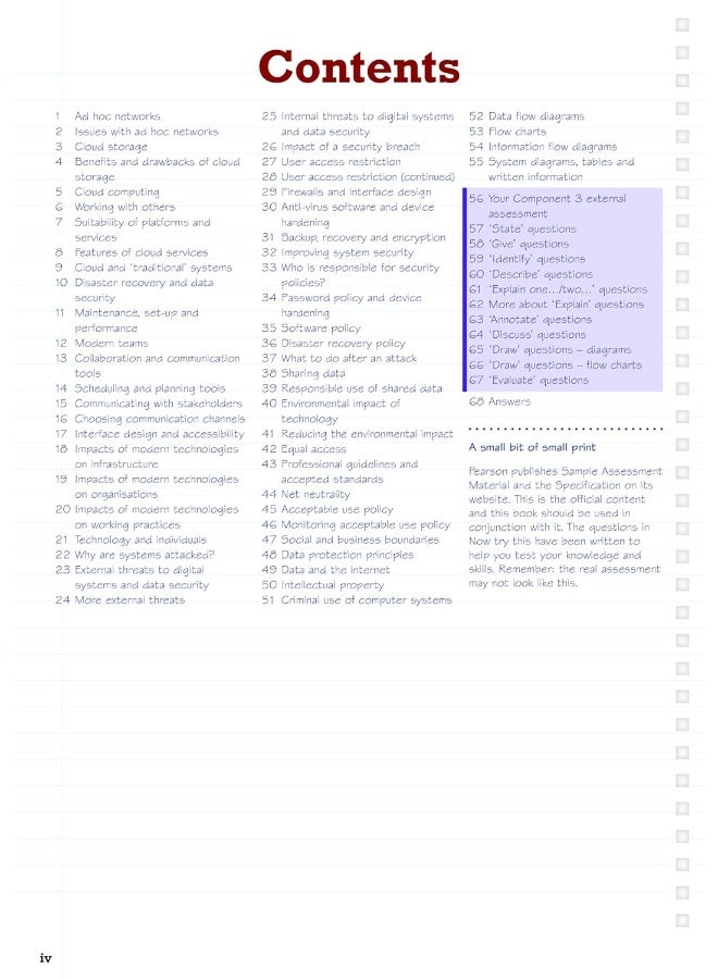 Pearson REVISE BTEC 2022 Tech Award Digital Information Technology Revision Guide inc online edition - for 2026, 2027 exams (Pearson Revise) - Image 3