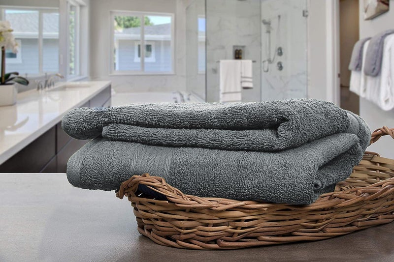 Vocal Store Ultra Soft, Super Absorbent, 100% Cotton 1 Piece Bath Towel Set, 600 GSM, 30 inch x 60 inch (Grey, Set of 1) TW-V03-GRY-1 - Image 4