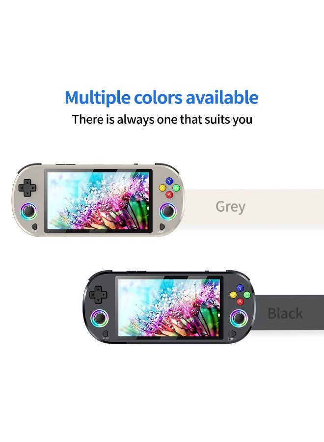 M22PRO 5-Inch Ultra HD 3D Arcade Console with RGB Racing Rainbow Light Effects, 64GB Memory, Supports PS1 Games & Gamepad（Black） - Image 3