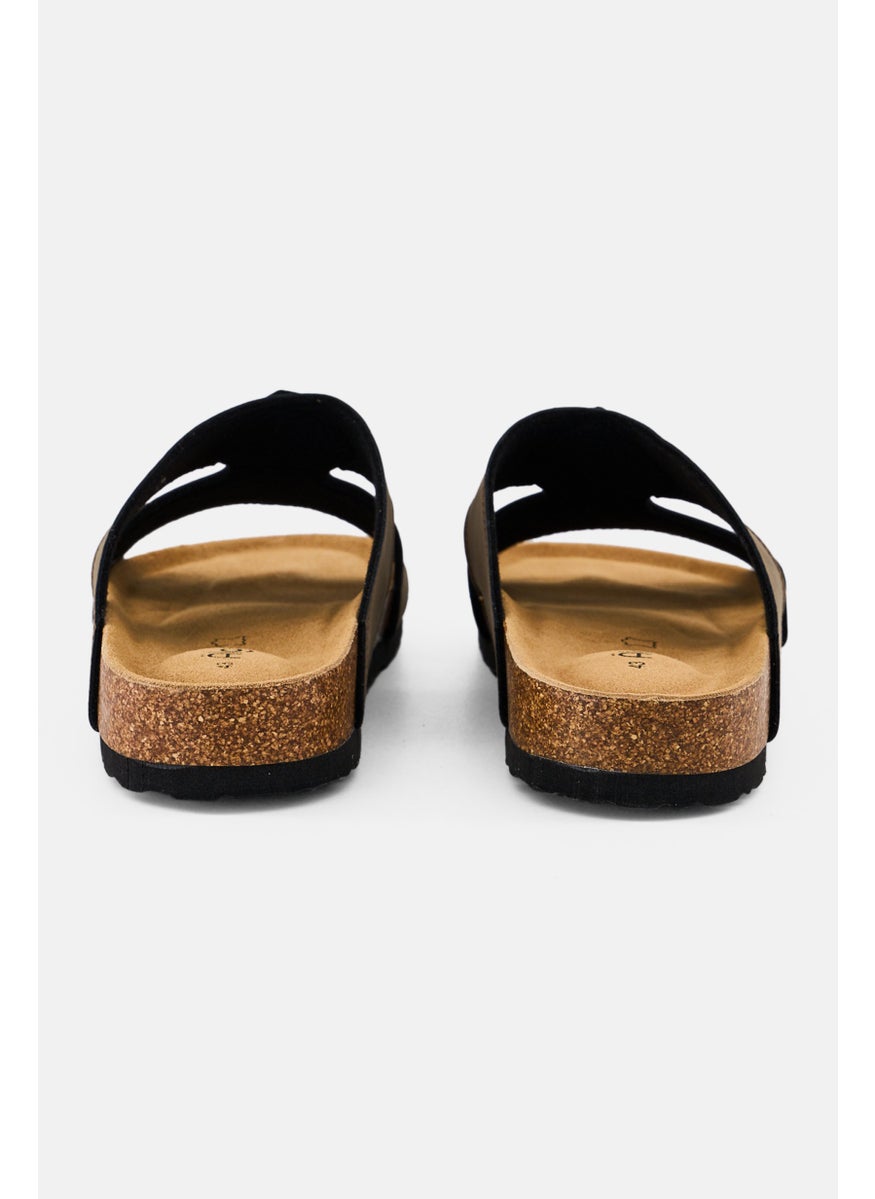 Algspar Men Slip On Cork Sandals, Brown  - Image 4