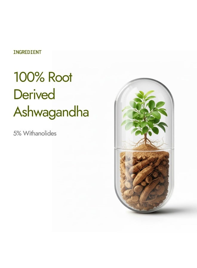 Kapiva Ashwagandha 250 mg Tablets | 5% Withanolides | 100% Root Derived | Stress Reliever | Enhances Strength & Endurance - Image 3