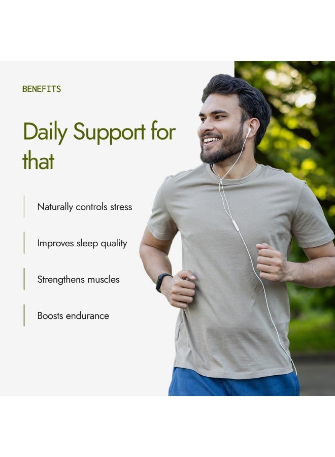 Kapiva Ashwagandha 250 mg Tablets | 5% Withanolides | 100% Root Derived | Stress Reliever | Enhances Strength & Endurance - Image 2