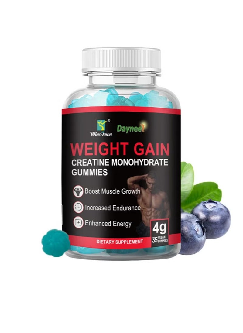 Daynee - Weight Gain Creatine Monohydrate Gummies, High Protein Formula Weight Gain And Muscle Fitness Gummies, Quick Weight Gain Muscle Growth Dietary Supplement For Healthy And Shapely Body - Image 1
