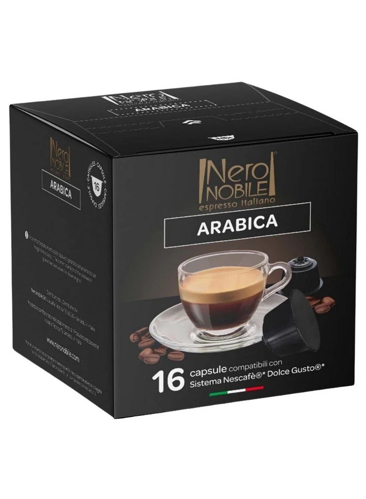 Nero NOBILE Dolce Gusto Arabica 16 Caps