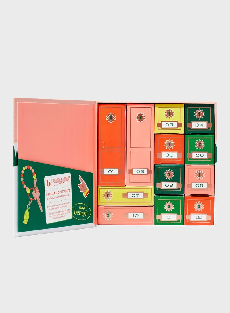 Benefit Cosmetics Sincerely Yours, Benefit beauty advent calendar set