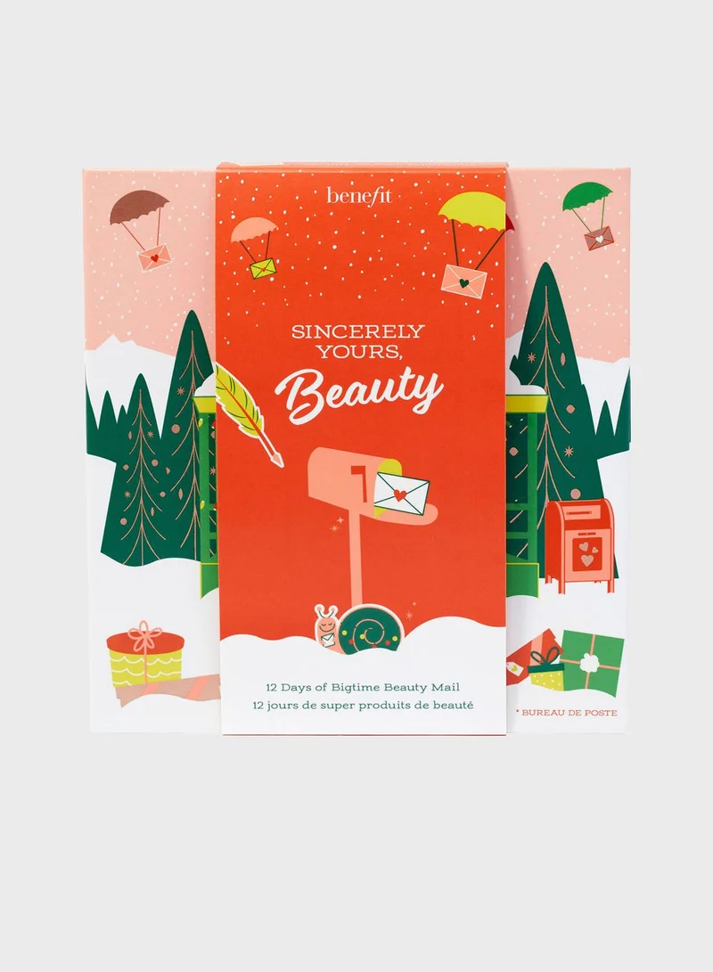 Benefit Cosmetics Sincerely Yours, Benefit beauty advent calendar set